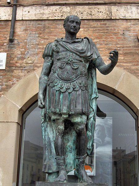 Statue, Jules César, Bronze, Lastel, Rome